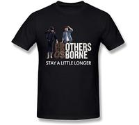 Happwan Brothers Osborne Stay A Little Longer Unisex 100% Cotton Short-Sleeve T-Shirts Black M