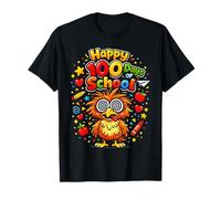 Happy 100 Days of School Funny Bird Kids Camiseta