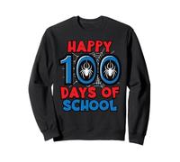 Happy 100 Days of School Spider 100th Day Niño Niños Hombres Mujeres Sudadera
