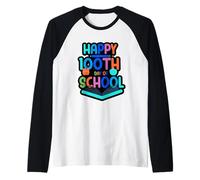 Happy 100Th Day of School 100 Days of School - Niños Camiseta Manga Raglan