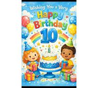 Happy 10th Birthday: Book to track Good Habits and note down Special moments