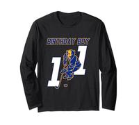 Happy 11th Birthday Boy Hockey Bisonte Hockey Theme Manga Larga