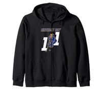 Happy 11th Birthday Boy Hockey Bisonte Hockey Theme Sudadera con Capucha