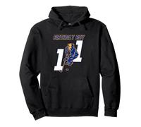 Happy 11th Birthday Boy Hockey Bisonte Hockey Theme Sudadera con Capucha