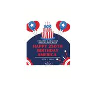 Happy 250th Birthday America: Children's Coloring Book