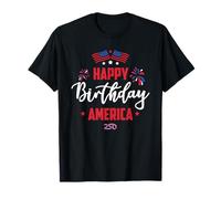 Happy 250th Birthday America - USA Anniversary 2026 Graphic Camiseta