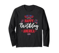Happy 250th Birthday America - USA Anniversary 2026 Graphic Manga Larga