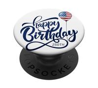 Happy 250th Birthday America - USA Anniversary 2026 Graphic PopSockets PopGrip Adhesivo