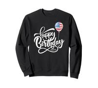 Happy 250th Birthday America - USA Anniversary 2026 Graphic Sudadera