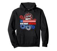 Happy 250th Birthday America - USA Anniversary 2026 Graphic Sudadera con Capucha