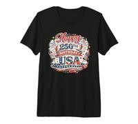 Happy 250th Birthday USA 1776 2026 Patriotic USA Camiseta Premium