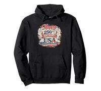 Happy 250th Birthday USA 1776 2026 Patriotic USA Sudadera con Capucha