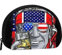 Happy 4th of Easter Confused July Monedero Monedero Mujeres y niñas Lindo Bolso de Moda Cambiar Bolsa Titular de la Llave Mujeres Monedero Regalo