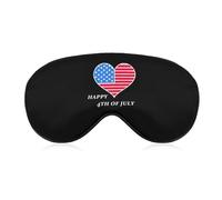 Happy 4th of Julio - Antifaz para dormir con los ojos vendados y correa ajustable para dormir y viajar