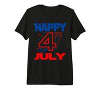 Happy 4th of July America Patriotic For Men Women Camiseta Premium