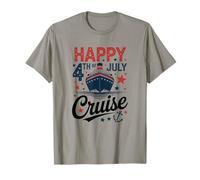 Happy 4th of July Cruise American Flag Patriotic Celebration Camiseta