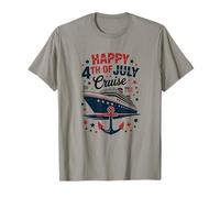 Happy 4th of July Cruise American Flag Patriotic Celebration Camiseta