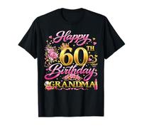 Happy 60th Birthday Grandma 60 and Fabulous 60 Yrs Old Queen Camiseta