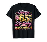 Happy 65th Birthday Grandma 65 and Fabulous 65 Yrs Old Queen Camiseta
