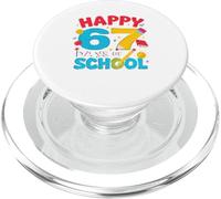 Happy 67 Days of School Six Seven Kids Boys Niñas 6 7 Lindos PopSockets PopGrip para MagSafe
