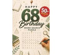 Happy 68th Birthday Word Search Puzzle: Perfect Personalized 68 Birthday Gift