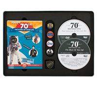 Happy 70th Birthday Time Capsule - Party Milestone Tin With DVD , CD , Booklet Card , Posters Badges etc