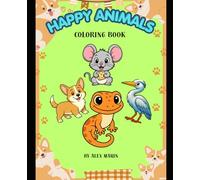 Happy Animals coloring book