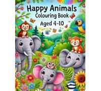 Happy Animals Colouring Book