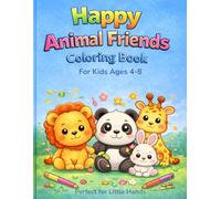 Happy Animals Friends Coloring Book