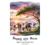 Happy Are Those Aware Of Their Spiritual Need: JW Notebook Inspired by Jehovah’s Witnesses Year Text 2026 for Conventions Assemblies and Meetings | Pioneer Gift Idea Journal 6x9 in