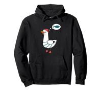 Happy As a Seagull Yummy Fish Food, Funny Seagull Cartoon Sudadera con Capucha