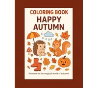 Happy Autumn - Coloring Page for Kids