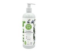 Happy Bio Champú Natural Fortalecedor BIO Fuerza y Vitalidad con Romero y Aloe Vera 450 ml - Champú Vegano Uso Diario - Cosmética Natural Certificada COSMOS