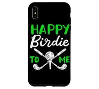 Happy Birdie To Me Golfista Jugar al Golf Deporte Carcasa para iPhone XS MAX