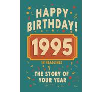 Happy Birthday! 1995: A Year in Headlines - Nostalgic 1995 History Book with Authentic News and Memories - Perfect Birthday or Anniversary Gift (Happy ... in Headlines (Birthday History Book Series))