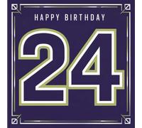 Happy Birthday 24: Ein persönliches Geburtstagsbuch - Humorvolle Sprüche und inspirierende Ideen für das neue Lebensjahr (Die besten Jahre - Jetzt!)