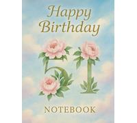 Happy Birthday 51: A Serene Floral-Themed Grid Notebook