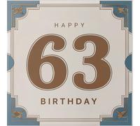 Happy Birthday 63: Ein persönliches Geburtstagsbuch - Humorvolle Sprüche und inspirierende Ideen für das neue Lebensjahr (Die besten Jahre - Jetzt!)