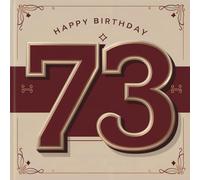 Happy Birthday 73: A Personal Birthday Book - Humorous Quotes and Inspiring Ideas for the New Year of Life (The Best Years - Now)