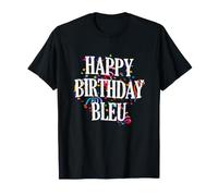 Happy Birthday Bleu Surprise Party Hombres Mujeres Niños Camiseta