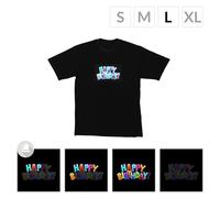 Happy Birthday - Camiseta LED Talla L Resident DJ