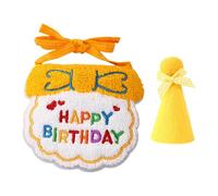 Happy Birthday Cat Costume - Adorable Celebration Collar, Cute Mini Hat Accessory, Joyful Feline Apparel Styling, vibrante Decorative Long-Tail Keyword | Party Wear for Pets, Cats, Dogs