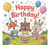 Happy Birthday - Geburtstags-Malbuch für Kinder (5-10 Jahre), mit 60 fröhlichen Ausmalbildern rund um Kuchen, Ballons & Partyspaß!