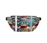 Happy Birthday Hermosas y versátiles riñoneras, Deportivas y Unisex, una opción Uso Diario y de Viaje.