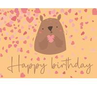 Happy birthday: Talonario de vales para rellenar tú mismo I Idea de regalo para el cumpleaños de la hermana, el padre, el hijo, el hermano, el tío, el ... la prima, la abuela, la sobrina o la novia