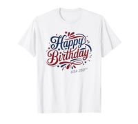 Happy Birthday USA 250th - America's Anniversary 2026 Camiseta