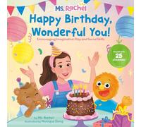 Ms. Rachel – ¡Feliz cumpleaños, maravilloso tú! – Juego imaginativo y habilidades sociales – Con 25 pegatinas