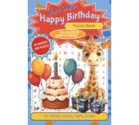 Happy Birthday Word Search Puzzle Book: Happy Birthday Word Searches with Easy to Read Print | 6x9 inches, 110 pages | 50+ puzzles... Gift for Vacations, Holidays, and Free time