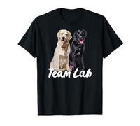 Happy Black Lab Yellow Labrador Retriever El Laboratorio Padre Mamá Camiseta