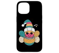 Happy Bumblebee con Sombrero navideño, Alegre Carcasa para iPhone 15